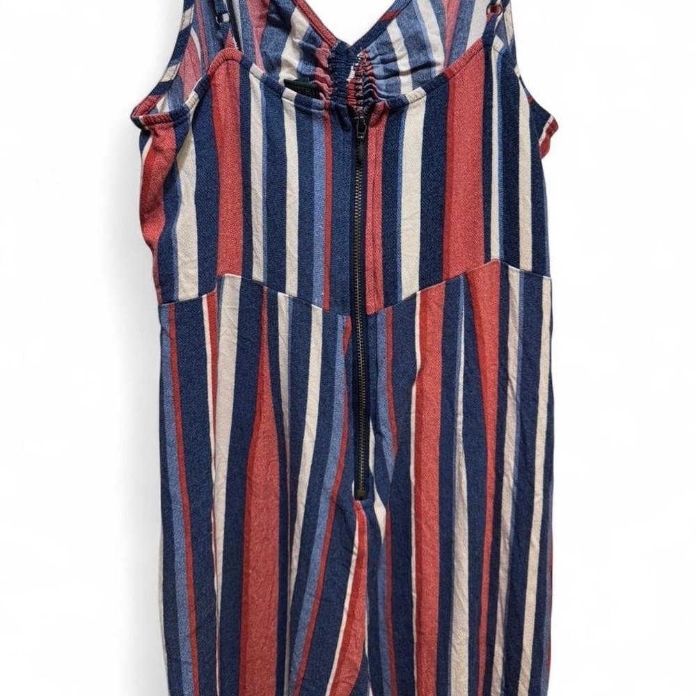 Red and Blue jumpsuit wide legs - Picture 4 of 4